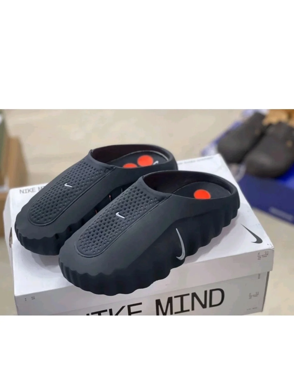 Nike Mind 001 Mule Black Men Running Shoes size 11 With BOX